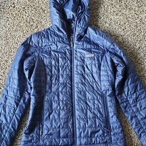 Patagonia Women's Navy Puffer Jacket